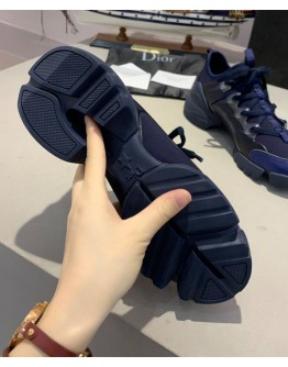 Dior Indigo Blue D-Connect Neoprene Sneaker
