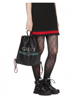 Gucci GG Supreme Knit Tights Black
