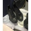 Jimmy Choo Diamond/F embellished leather sneakers