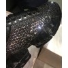 Jimmy Choo Diamond/F embellished leather sneakers