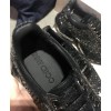 Jimmy Choo Diamond/F embellished leather sneakers