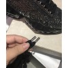 Jimmy Choo Diamond/F embellished leather sneakers