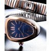 Bvlgari 18ct pink-gold and stainless steel watch Blue