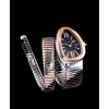 Bvlgari 18ct pink-gold and stainless steel watch Black