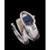 Bvlgari 18-carat gold and steel watch Blue