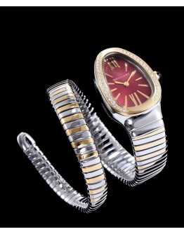 Bvlgari 18-carat gold and steel watch Henna