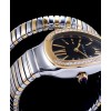 Bvlgari 18-carat gold and steel watch Black