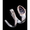 Bvlgari 18-carat pink-gold and steel watch Black