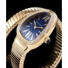 Bvlgari 18ct gold and diamond watch Blue