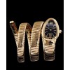 Bvlgari full gold stainless steel automatic watch for lady Black