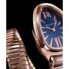 Bvlgari rose-gold stainless steel automatic watch for lady Blue
