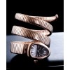 Bvlgari rose-gold stainless steel automatic watch for lady Black