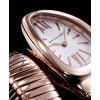 Bvlgari rose-gold stainless steel automatic watch for lady White