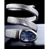 Bvlgari sliver tone stainless steel automatic watch Blue