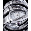 Bvlgari sliver tone stainless steel automatic watch White