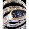 Bvlgari 18ct pink-gold stainless steel and diamond watch Blue