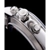 Rolex Stainless Steel White Dial Dayton Watch Black