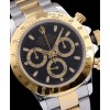 Rolex White Dial Dayton Watch Black