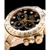 Rolex Gold Men s Daytone Watch Black