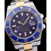 Rolex Gold Submariner Watch Blue