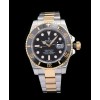 Rolex Gold Submariner Watch Black