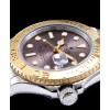 Rolex Gold Men s Yacht Master Watch Light Coffee