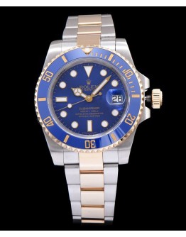 Rolex Submariner Automatic Watch with Dimond Blue