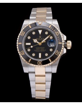 Rolex Submariner Automatic Watch with Dimond Black