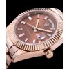 Rolex Stainless Steel Automatic Watch Light Coffee