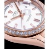 Rolex Men s Diamond President Watch White