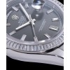 Rolex Men s Stainless Steel Watch With Diamond Black