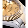 Rolex Stainless Steel Mid size Datejust Watches Golden