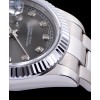 Rolex Men s Stainless Steel Mid size Datejust Watches Black