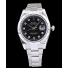 Rolex Men s Stainless Steel Mid size Datejust Watches Silver