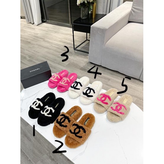 C-C Fur Slippers 001